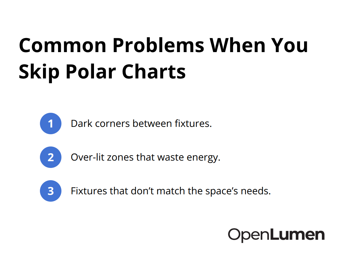 Three common lighting issues caused by skipping polar chart analysis
